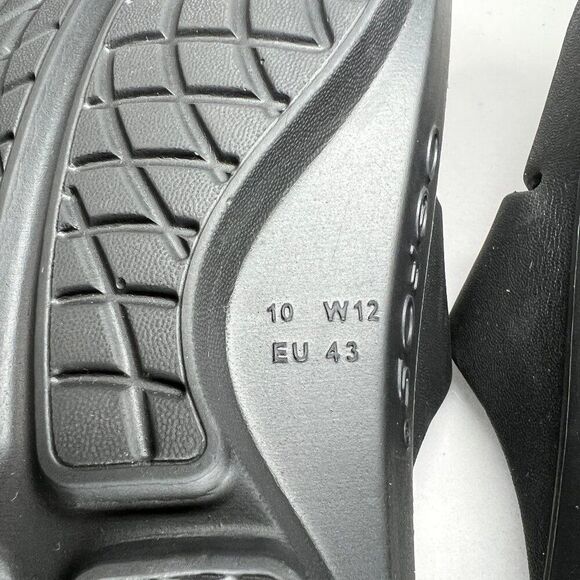 Oofos OOahh Sandals Men's Size 10 Black Running Recovery Active Beach Slides - Picture 11 of 11